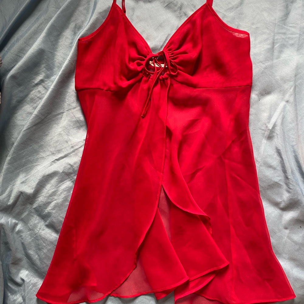 Victoria Secret Red Lingerie Dress